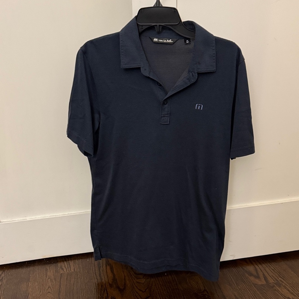 Travis Mathew Navy Polo Shirt